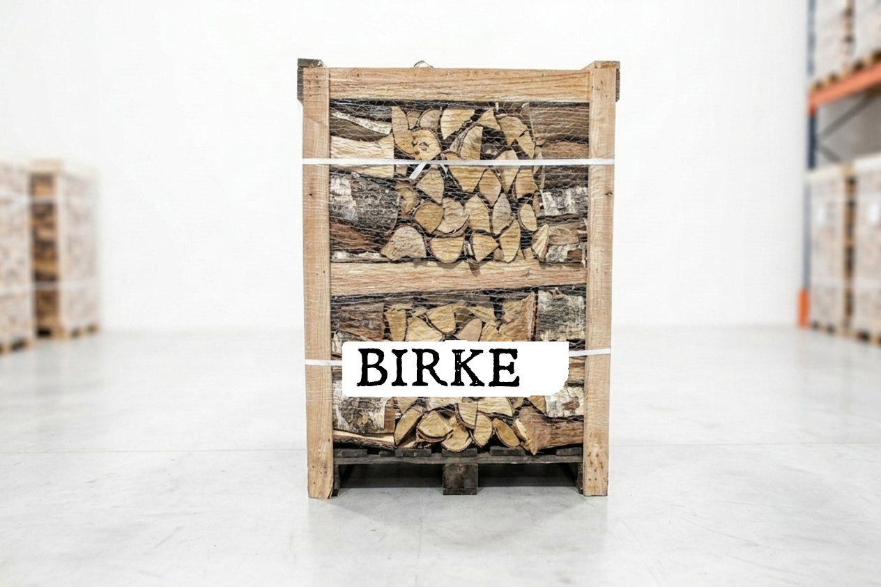 Brennholz Palette - Birke - 30/33 cm - kammergetrocknet - 1,8 RM – Bild 2