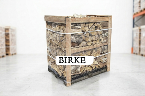 Brennholz Palette - Birke - 30/33 cm - kammergetrocknet - 1 RM