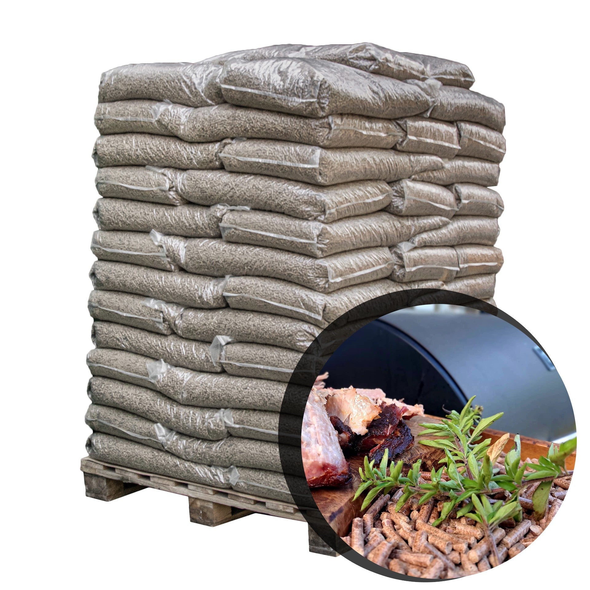 Buchen-Pellets 6 mm – 13 × 15 kg (195 kg) – für Pellet-Smoker & Fackeln