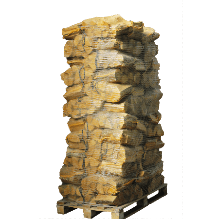 88 Netze kammergetrocknetes gespalten Esche Brennholz 25cm