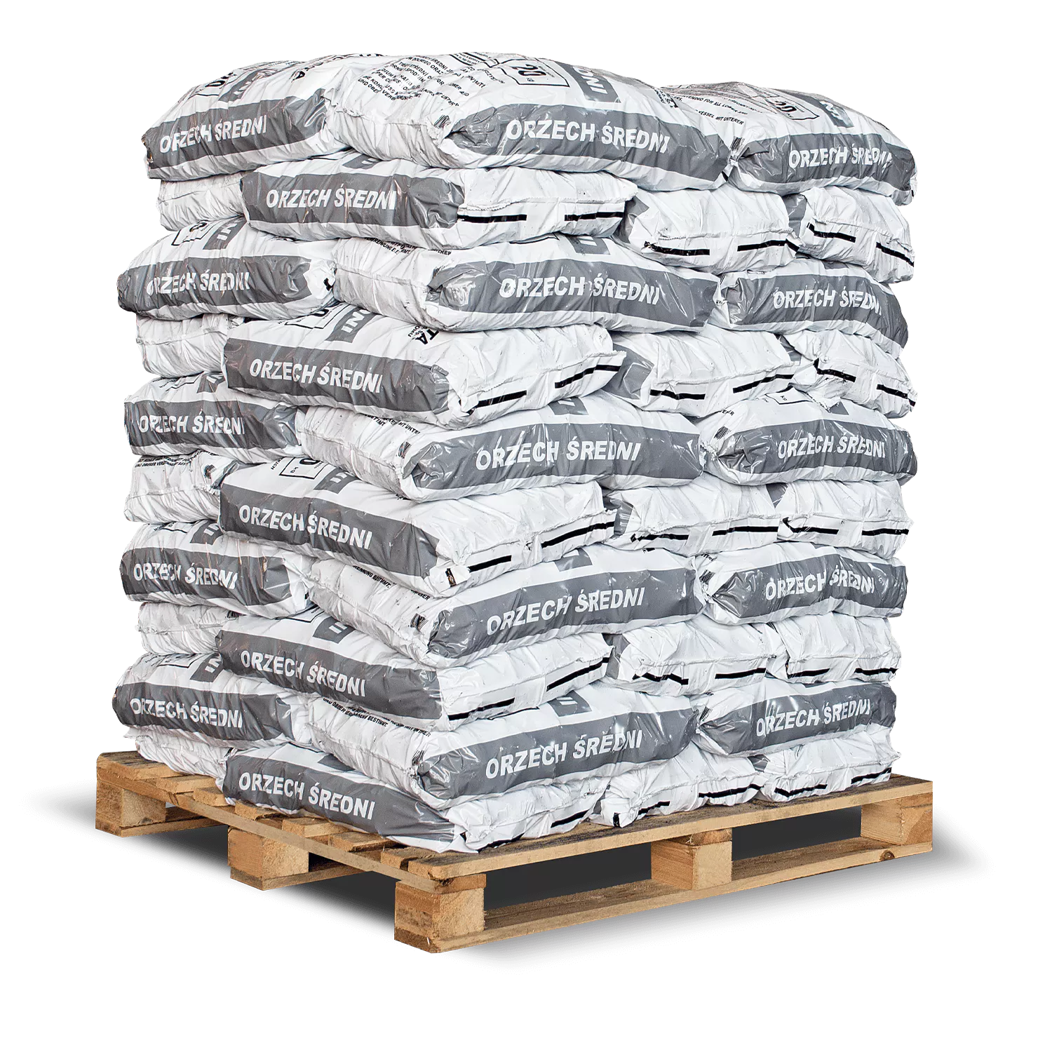 Steinkohle 25–60 mm – 50 x 20 kg – Nusskohle 2