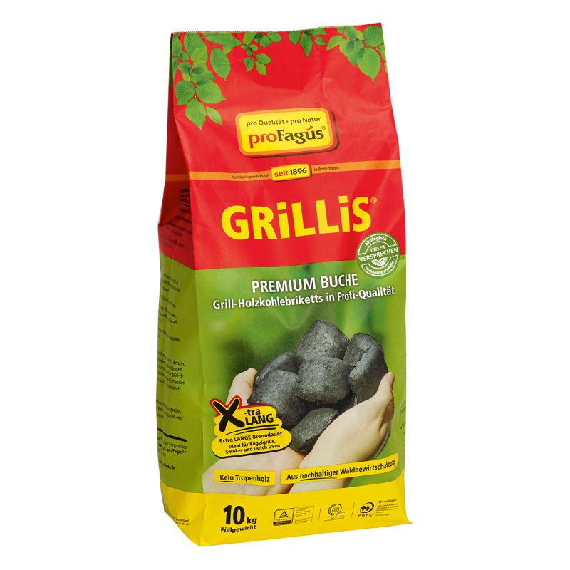 Grillis Profagus Briketts 1 Tonne – Bild 1