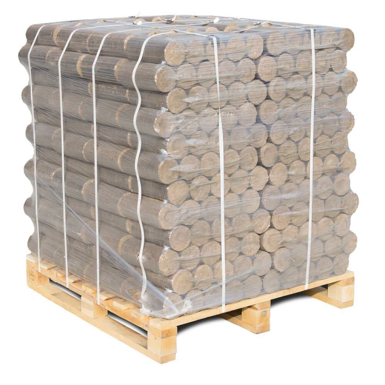 Nestro Hartholzbriketts rund Briketts Buche Eiche Brennholz 2880kg 3 Paletten – Bild 1