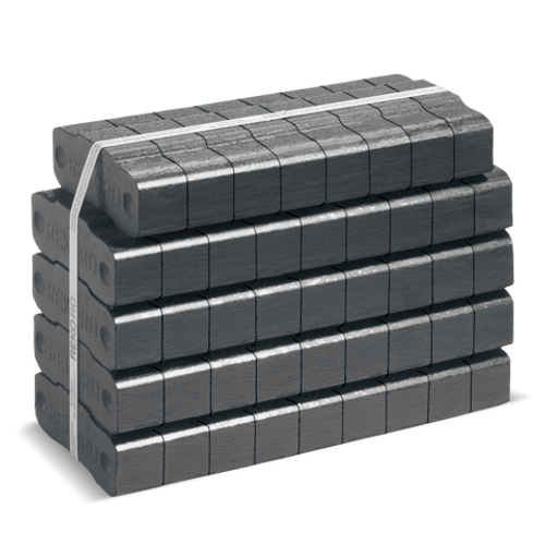 Rekord Braunkohlebriketts 25kg | 1000kg Palette – Bild 3