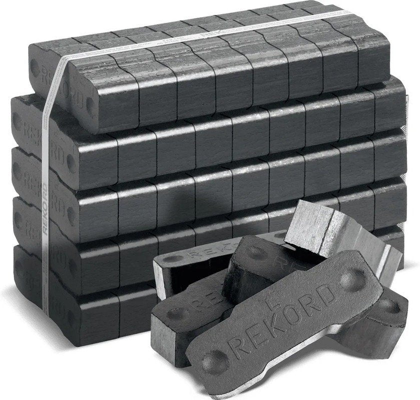 REKORD® Braunkohlebriketts – 1000 kg Palette (40 x 25 kg)