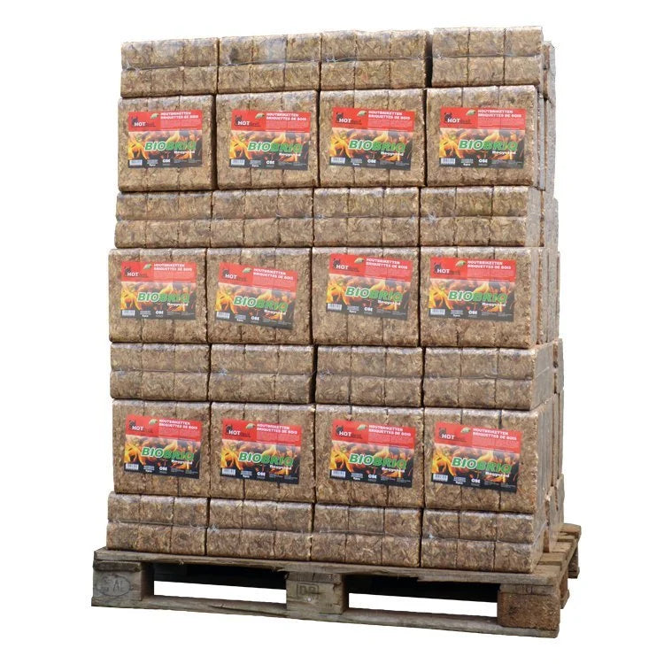 Holzbriketts BioBriq MegaRuf Palette (972 kg)