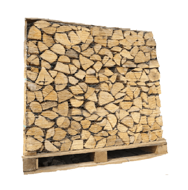 25 cm trockenes Brennholz in Paletten für Öfen