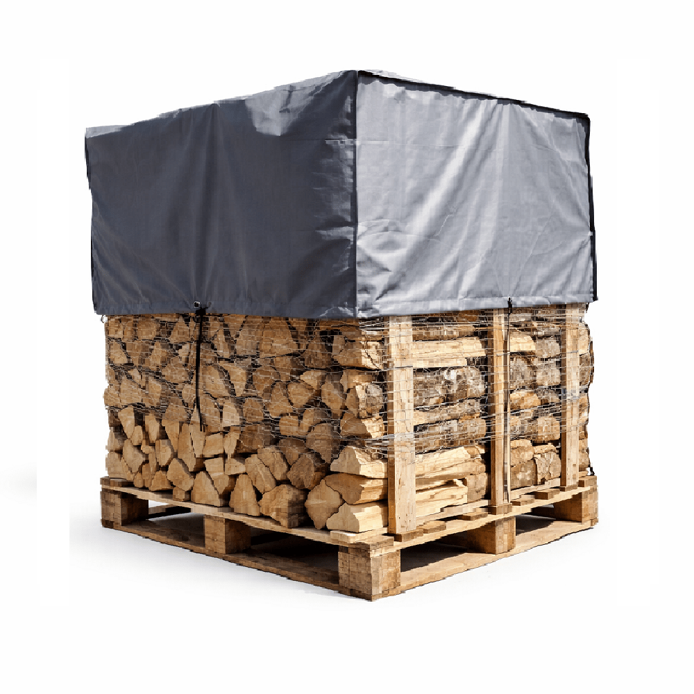 25 cm trockenes Brennholz in Paletten für Öfen