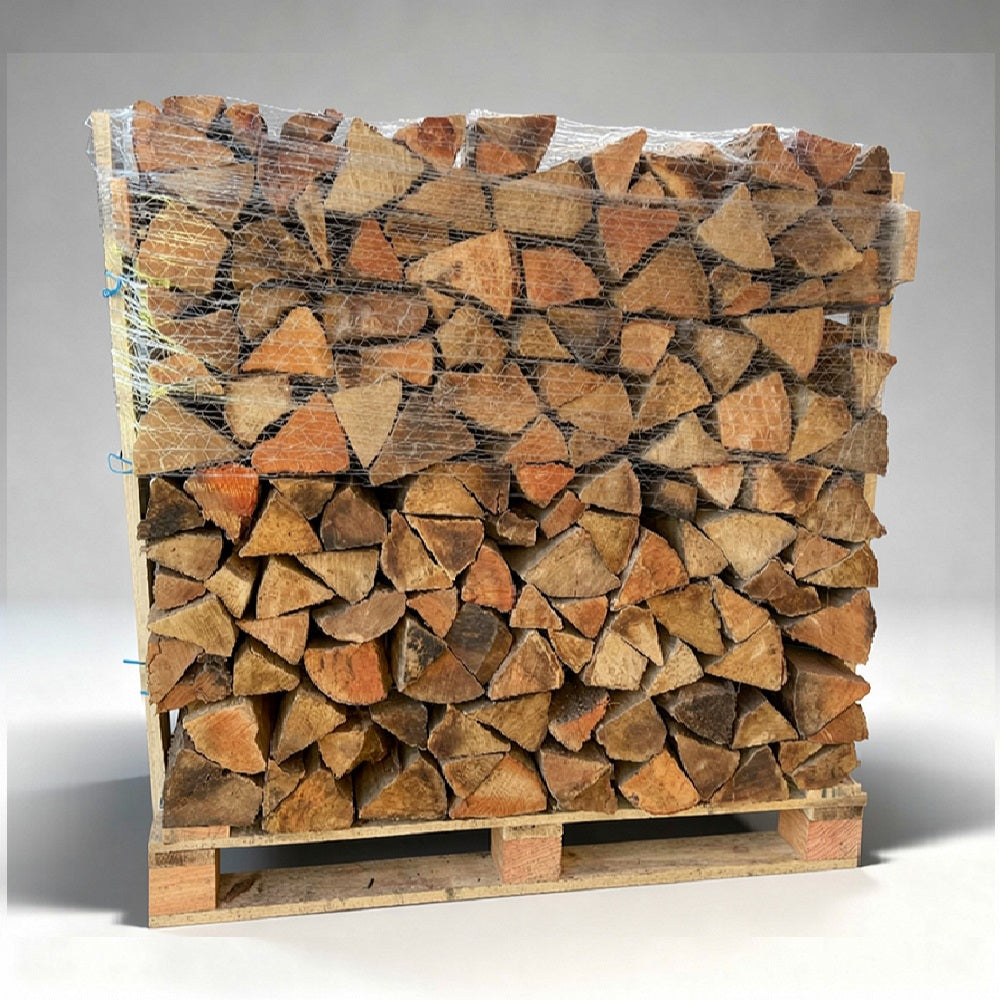 Buchen-Brennholz 30 cm kammergetrocknet auf Palette