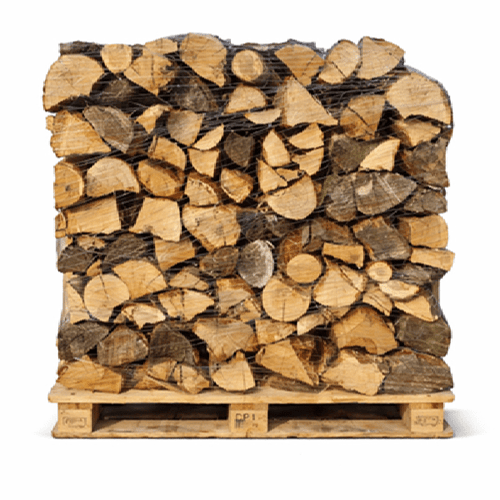 Brennholz aus Eiche, 30 cm, trockene Scheite auf Palette