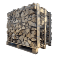 Brennholz Hartholzmischung 30 cm trocken auf Palette