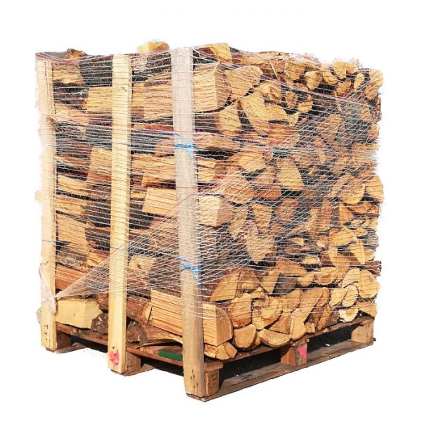 Brennholz Hartholzmischung 30 cm trocken auf Palette