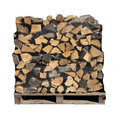Brennholz aus Weißeiche 50 cm trocken auf Palette