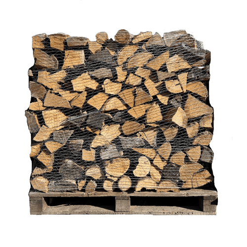 Brennholz aus Weißeiche 50 cm trocken auf Palette